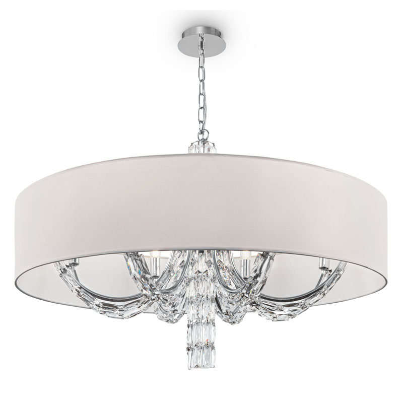 Люстра Damiana Chandelier 88 Белый Хром в Барнауле | Loft Concept 