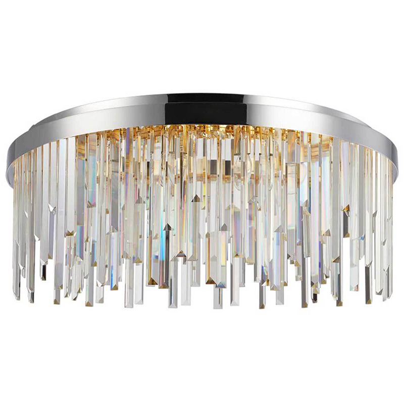 Потолочная люстра Luxxu Crysral Chandelier 65 Хром Прозрачный (Transparent) Потолочная люстра Luxxu Crysral Chandelier 65 Хром Прозрачный (Transparent) в Барнауле | Loft Concept