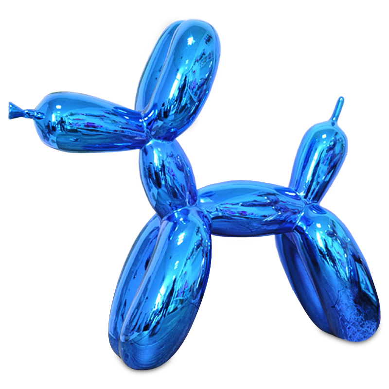 Статуэтка Jeff Koons Balloon Dog shining blue Светло-синий в Барнауле | Loft Concept 