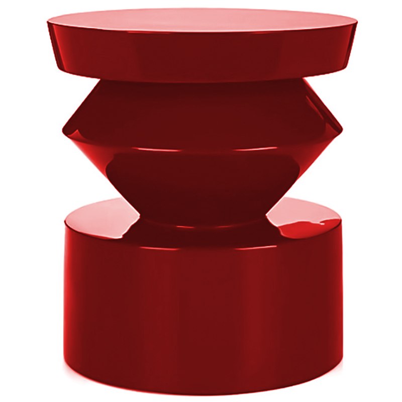 Приставной столик UMA SIDE TABLE Red Красный Приставной столик UMA SIDE TABLE Red Красный в Барнауле | Loft Concept