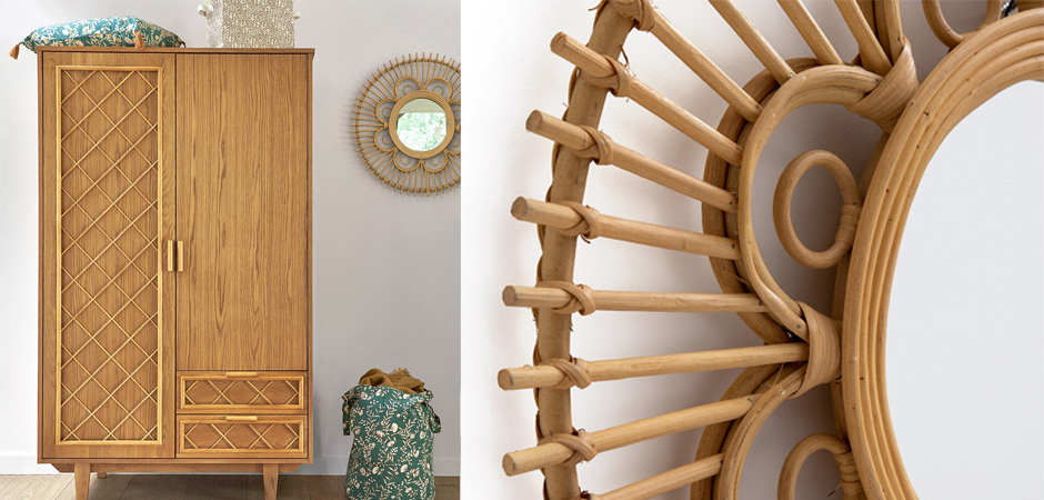 Зеркало Mirror Rattan Round D65 Зеркало Mirror Rattan Round D65 - Loft-Concept в Барнауле