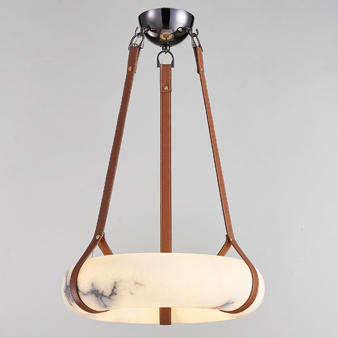 Люстра OSLO Pendant light Белый Коричневый Люстра OSLO Pendant light Белый Коричневый в Барнауле | Loft Concept