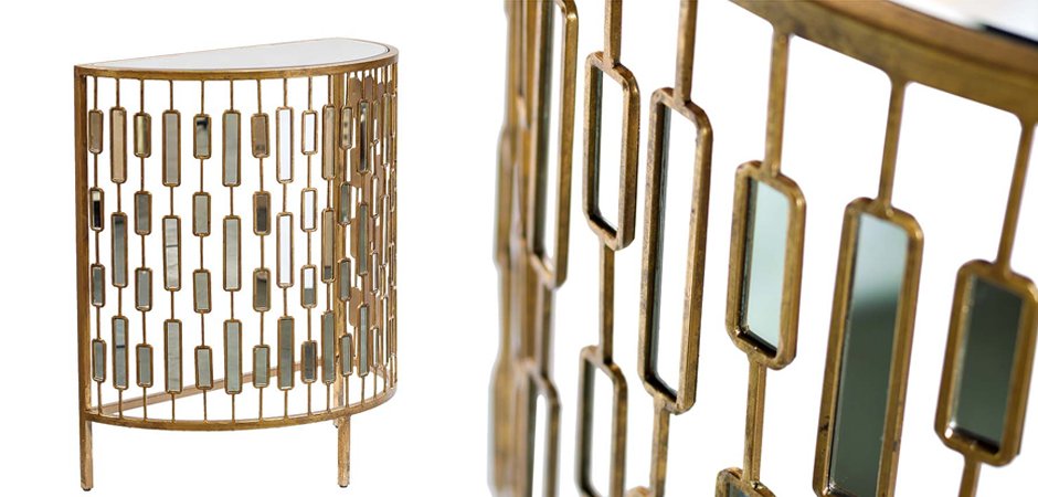 Консоль зеркальная Mirror Inserts Сonsole Консоль зеркальная Mirror Inserts Сonsole - Loft-Concept в Барнауле