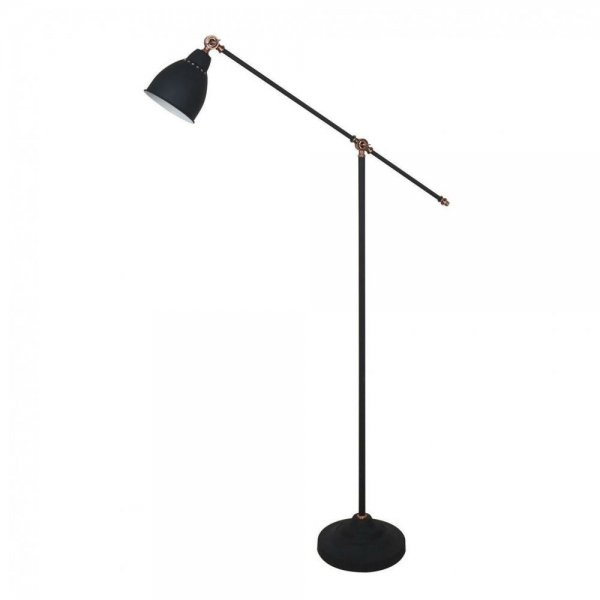 Торшер Holder Floor Lamp Black Черный Торшер Holder Floor Lamp Black Черный в Барнауле | Loft Concept