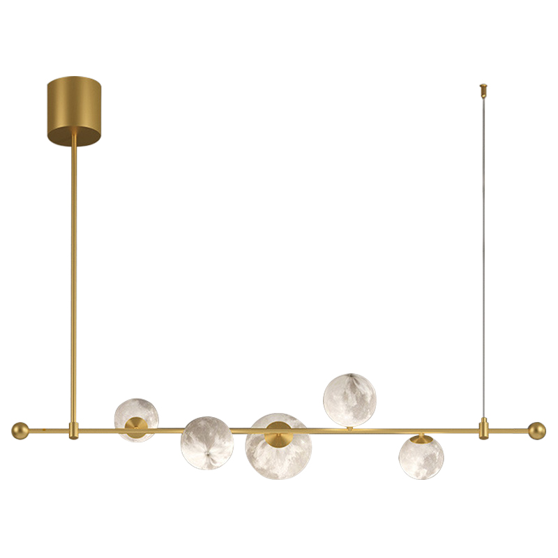 Светильник Tech Lighting Modern Rail Geometric Linear Suspension 5 Gold Белый Золотой Светильник Tech Lighting Modern Rail Geometric Linear Suspension 5 Gold Белый Золотой в Барнауле | Loft Concept