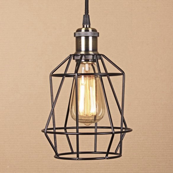 Подвесной светильник Wire Cage Pendant Pripl Black Черный Подвесной светильник Wire Cage Pendant Pripl Black Черный в Барнауле | Loft Concept