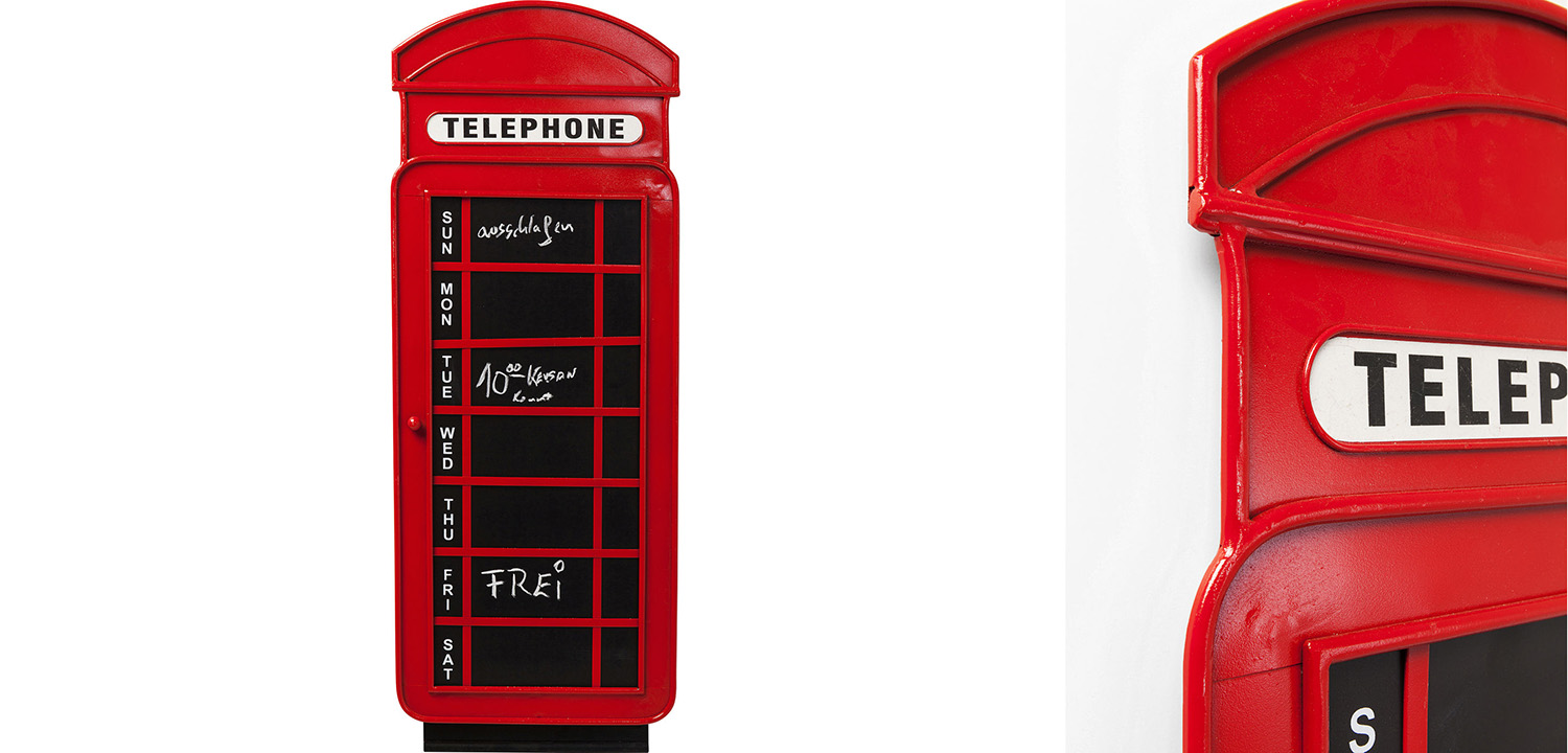 Магнитная доска Red Telephone Box - фото