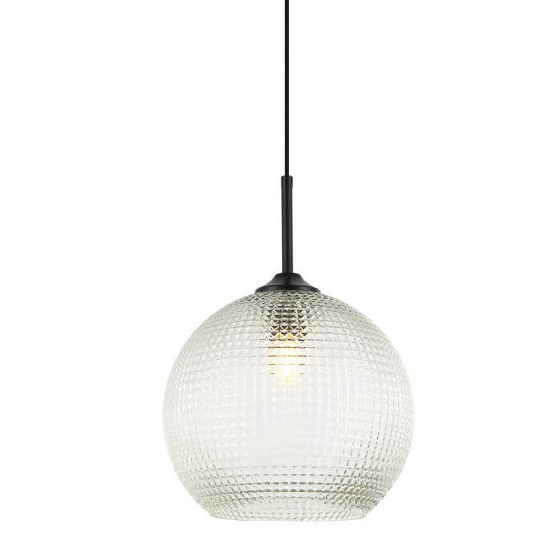 Подвесной светильник Crystal Galaxy Ball transparent glass Черный Прозрачное Стекло Подвесной светильник Crystal Galaxy Ball transparent glass Черный Прозрачное Стекло в Барнауле | Loft Concept