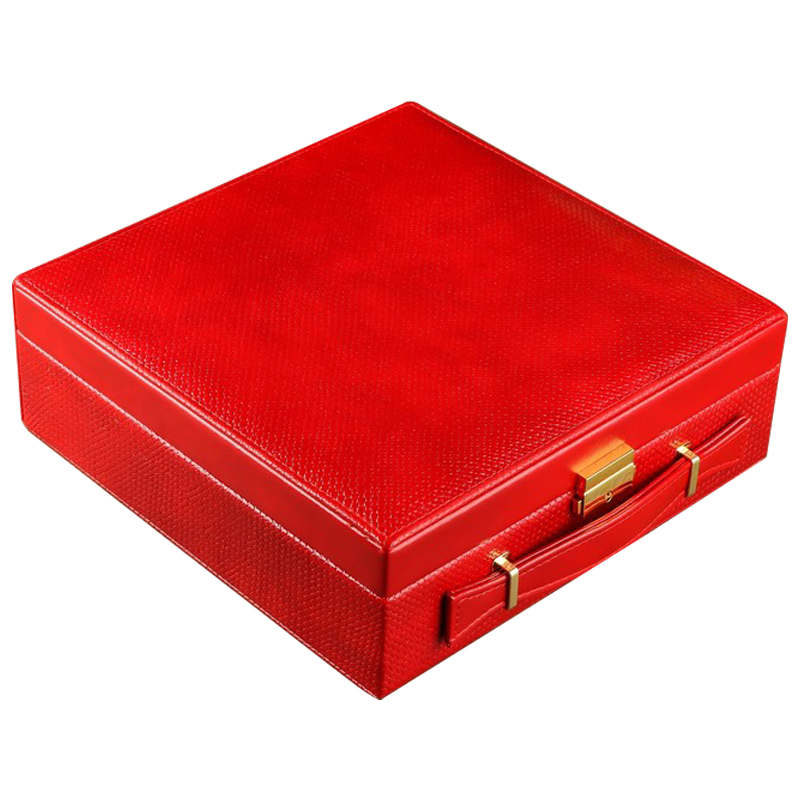 Шкатулка Rowan Jewerly Organizer Box red Красный Шкатулка Rowan Jewerly Organizer Box red Красный в Барнауле | Loft Concept