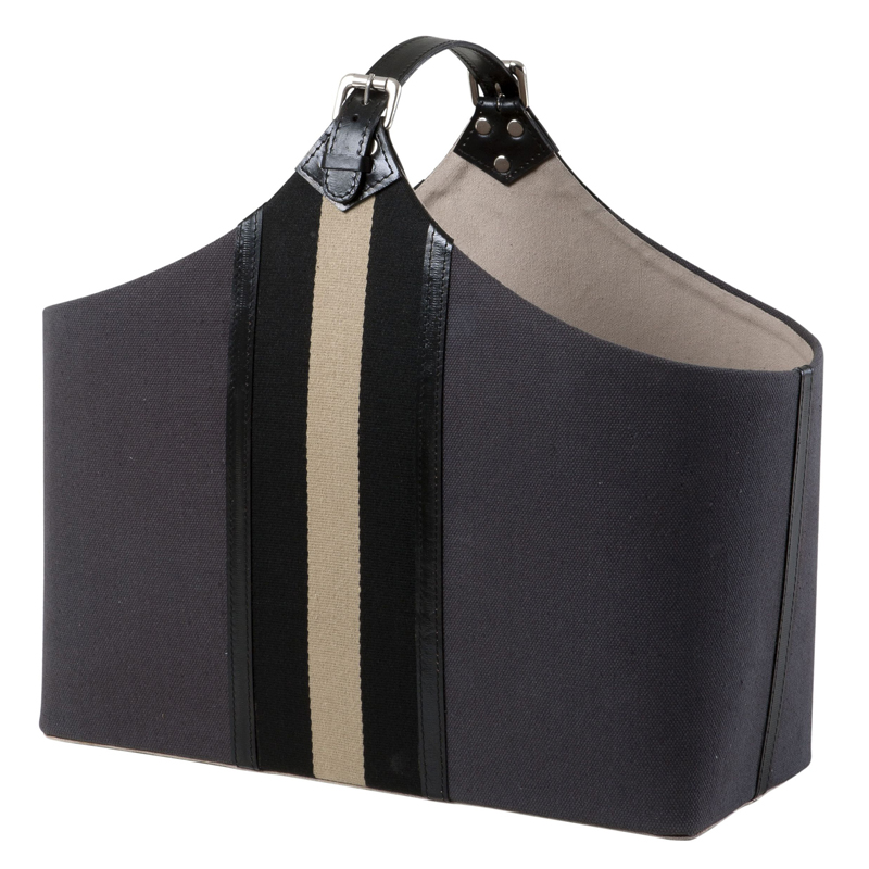 Газетница Eichholtz Bag Goldwynn Серый Черный Бежево-серый Газетница Eichholtz Bag Goldwynn Серый Черный Бежево-серый в Барнауле | Loft Concept