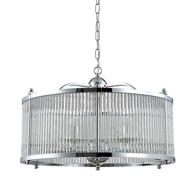 Люстра Gorden Chrome Chandelier Прозрачное Стекло Хром Люстра Gorden Chrome Chandelier Прозрачное Стекло Хром в Барнауле | Loft Concept