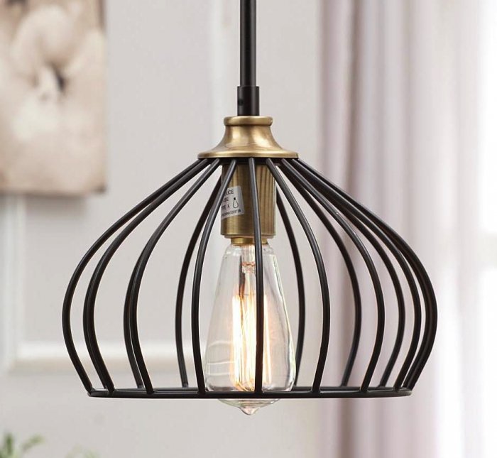 Подвесной светильник Loft Teardrop Metal Pendant Черный в Барнауле | Loft Concept 