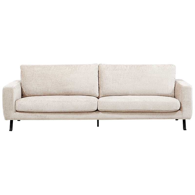 Диван Rowse Beige Sofa Бежевый Черный Диван Rowse Beige Sofa Бежевый Черный в Барнауле | Loft Concept