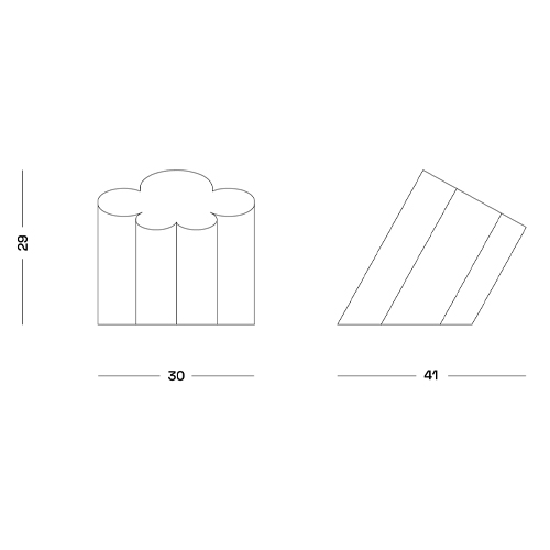 Настольная дизайнерская лампа Poltronova Passiflora Yellow Table Lamp в Барнауле