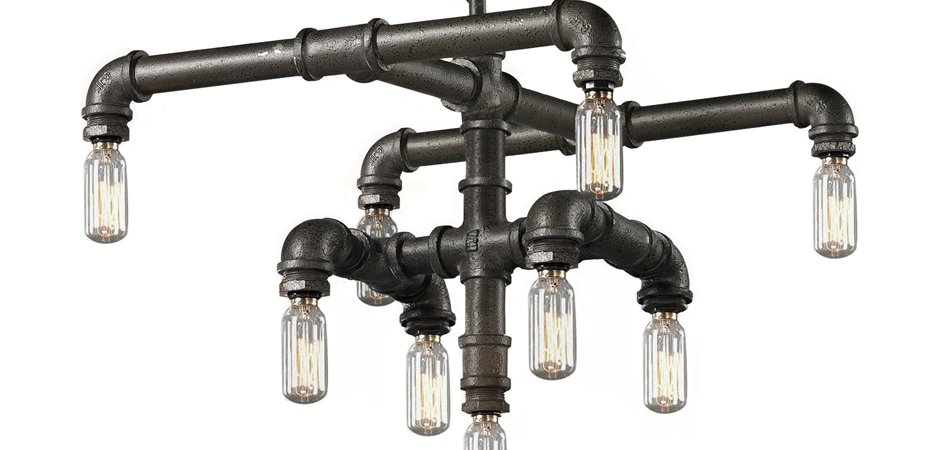 Люстра Water Pipe Connect T9 II Люстра Water Pipe Connect T9 II - Loft-Concept в Барнауле