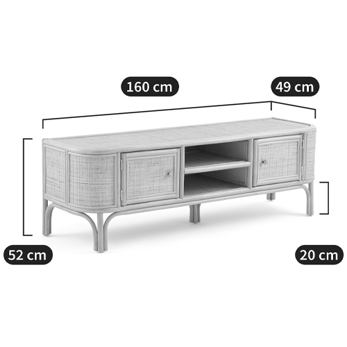 ТВ-тумба из плетеного ротанга Simone Rattan TV Stand ТВ-тумба из плетеного ротанга Simone Rattan TV Stand в Барнауле