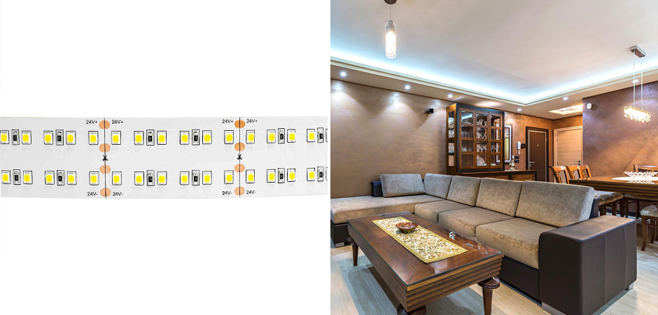 Светодиодная лента 42W/m 240LED/m 2835SMD холодный белый 5M Светодиодная лента 42W/m 240LED/m 2835SMD холодный белый 5M - Loft-Concept в Барнауле