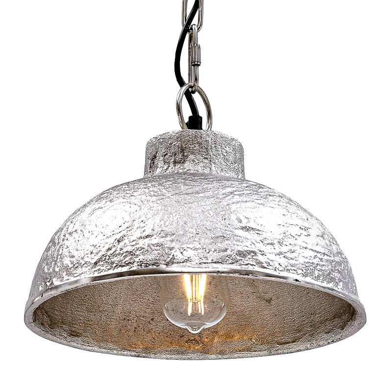 Подвесной светильник Rough Silver Pendant II Серебряный Подвесной светильник Rough Silver Pendant II Серебряный в Барнауле | Loft Concept