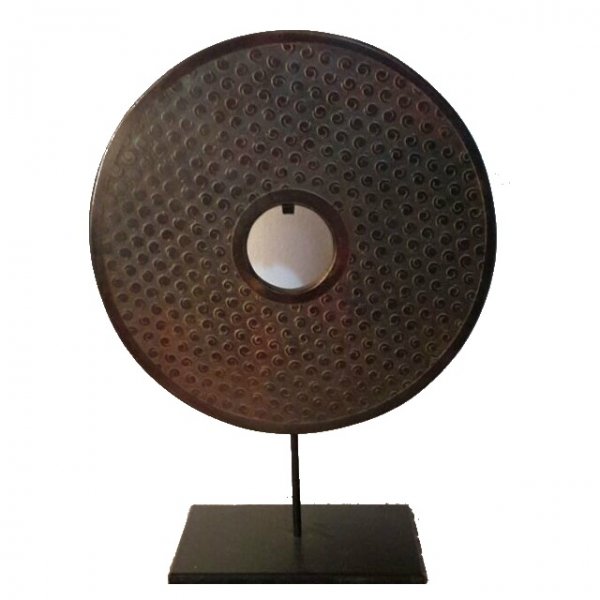 Декоративная статуэтка гонг Gong Коричневый Декоративная статуэтка гонг Gong Коричневый в Барнауле | Loft Concept