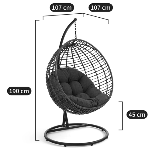 Подвесное уличное кресло Wallaker Hanging Chair Подвесное уличное кресло Wallaker Hanging Chair в Барнауле