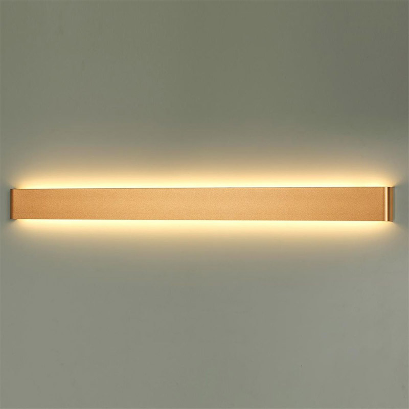 Бра Obverse Gold Long Wall lamp матовое золото в Барнауле | Loft Concept 