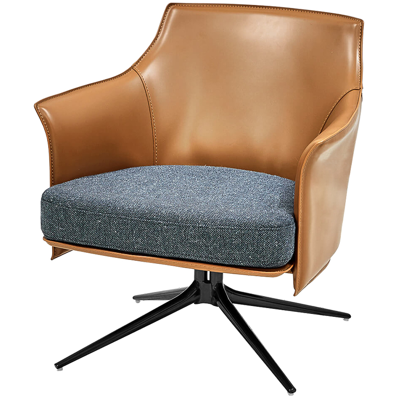 Кресло Badru Chair Серый Черный Карамель Кресло Badru Chair Серый Черный Карамель в Барнауле | Loft Concept