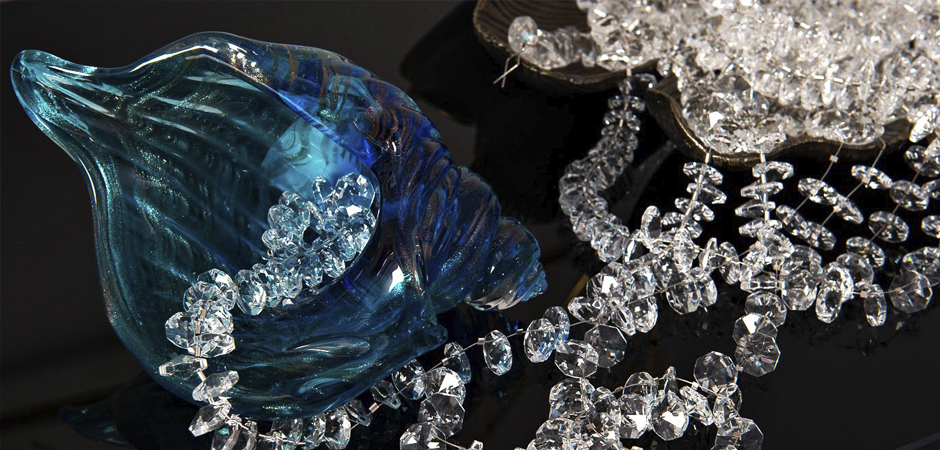 Статуэтка Glass Blue Shell - Loft-Concept в Барнауле