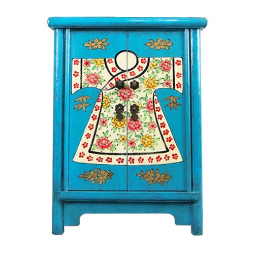 Тумба Chinese Pattern Blue Голубой Мульти Тумба Chinese Pattern Blue Голубой Мульти в Барнауле | Loft Concept