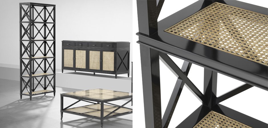 Стеллаж Eichholtz Cabinet Bahamas Стеллаж Eichholtz Cabinet Bahamas - Loft-Concept в Барнауле