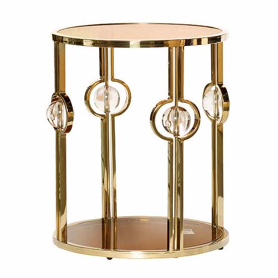 Стол Glass Balls Table Глянцевое золото Янтарь (Amber) Стол Glass Balls Table Глянцевое золото Янтарь (Amber) в Барнауле | Loft Concept
