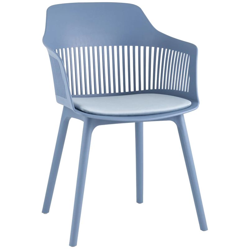 Стул Crocus Chair Голубой цвет Велюровая подушка Голубой в Барнауле | Loft Concept 
