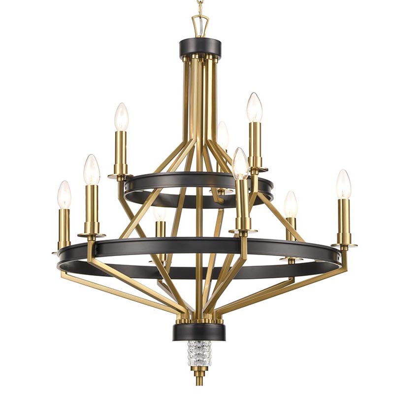 Люстра Fainela Chandelier 71 Латунь Черный Люстра Fainela Chandelier 71 Латунь Черный в Барнауле | Loft Concept