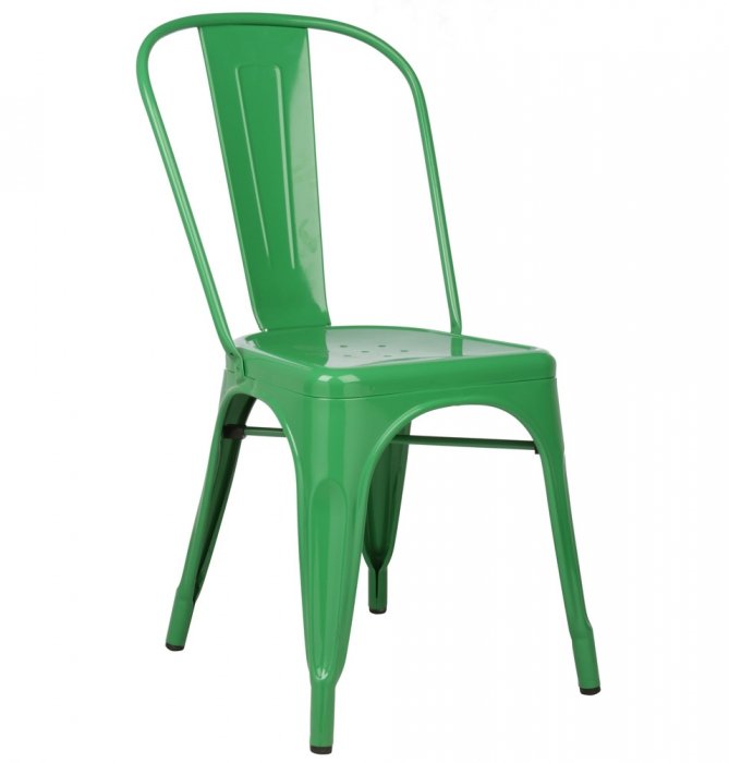 Кухонный стул Tolix Chair Оранжевый Нержавеющая сталь Черный Салатовый Красный Зеленый Желтый Голубой Белый Кухонный стул Tolix Chair Оранжевый Нержавеющая сталь Черный Салатовый Красный Зеленый Желтый Голубой Белый в Барнауле | Loft Concept