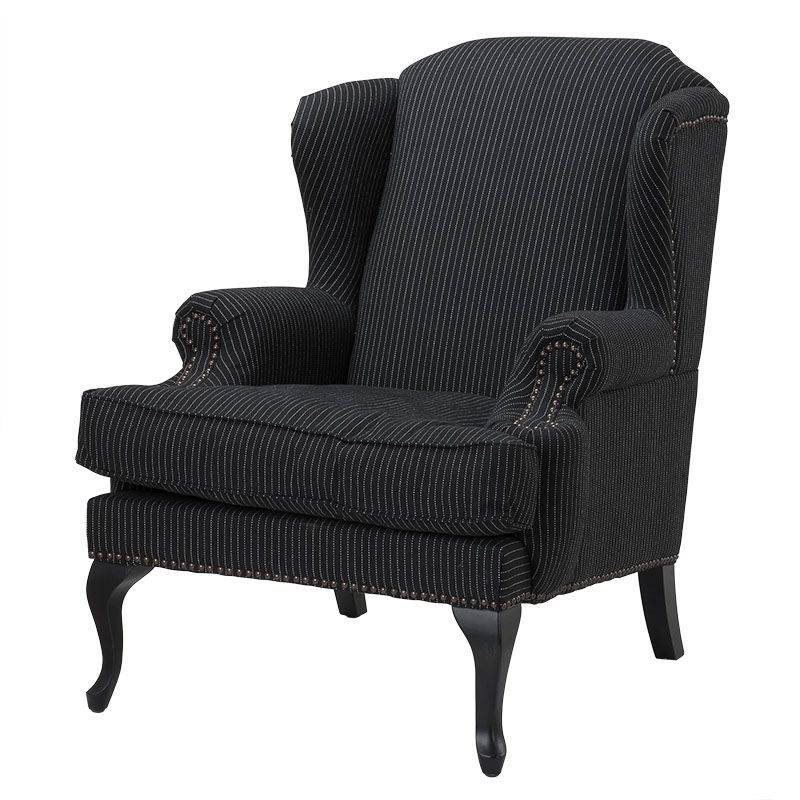 Кресло Eichholtz Chair Frank Sinatra Black & white Черно-белый Кресло Eichholtz Chair Frank Sinatra Black & white Черно-белый в Барнауле | Loft Concept