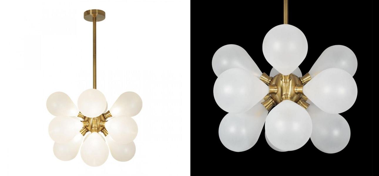 Люстра Simonet Chandelier White 50 см - фото