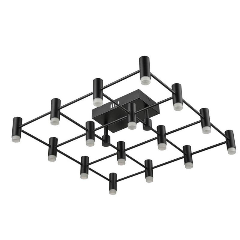 Потолочный светильник Rigor & Conciseness Lighting Round Plafond Black Белый Черный Потолочный светильник Rigor & Conciseness Lighting Round Plafond Black Белый Черный в Барнауле | Loft Concept