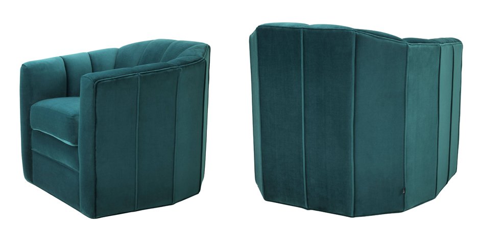 Кресло Eichholtz Chair Delancey Sea Green Кресло Eichholtz Chair Delancey Sea Green - Loft-Concept в Барнауле