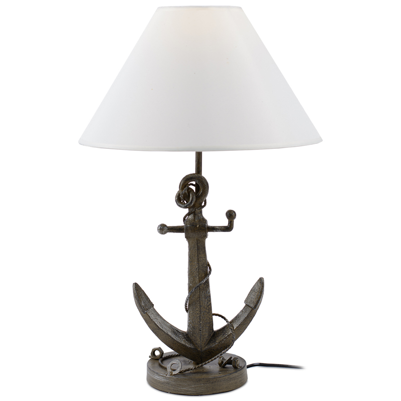 Настольная лампа Sea Anchor Table Lamp Коричневый Белый Настольная лампа Sea Anchor Table Lamp Коричневый Белый в Барнауле | Loft Concept