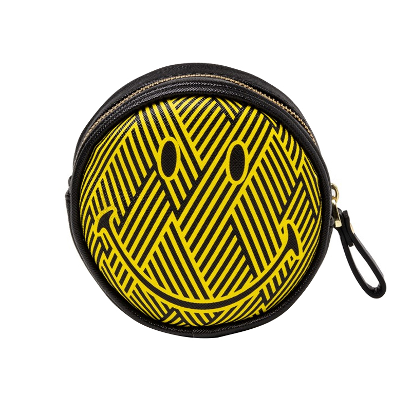 Косметичка Seletti Zig-Zag Smiley Желтый Черный Косметичка Seletti Zig-Zag Smiley Желтый Черный в Барнауле | Loft Concept