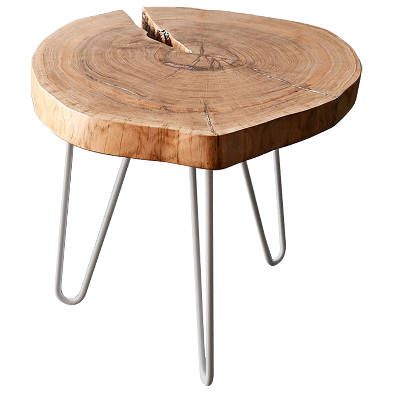 Кофейный стол Tierney Industrial Metal Rust Coffee Table Светлый дуб Белый Кофейный стол Tierney Industrial Metal Rust Coffee Table Светлый дуб Белый в Барнауле | Loft Concept