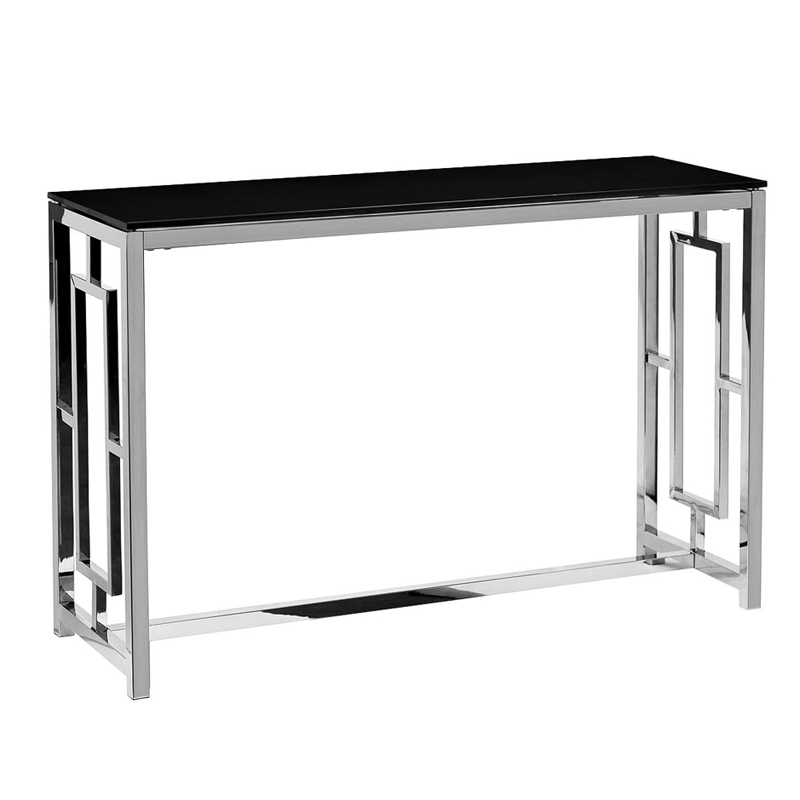 Консоль Console Black Glass Черный Хром Консоль Console Black Glass Черный Хром в Барнауле | Loft Concept