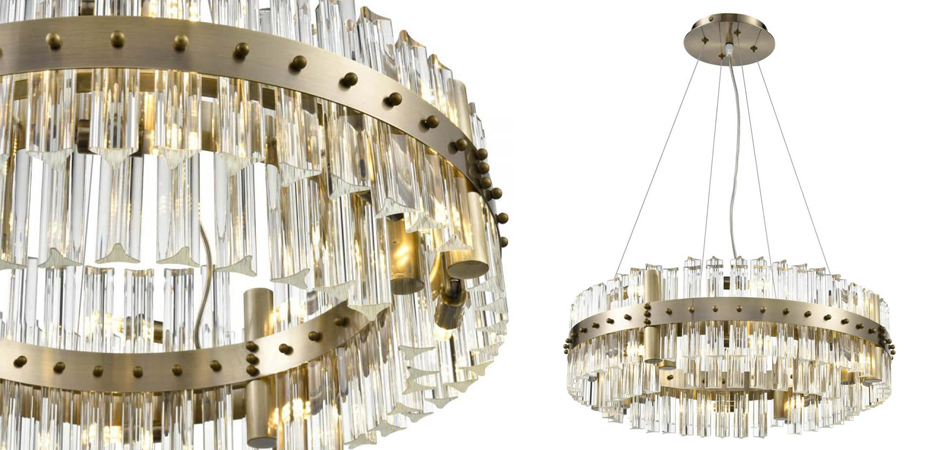 Люстра Glass Angular Tubes Люстра Glass Angular Tubes - Loft-Concept в Барнауле