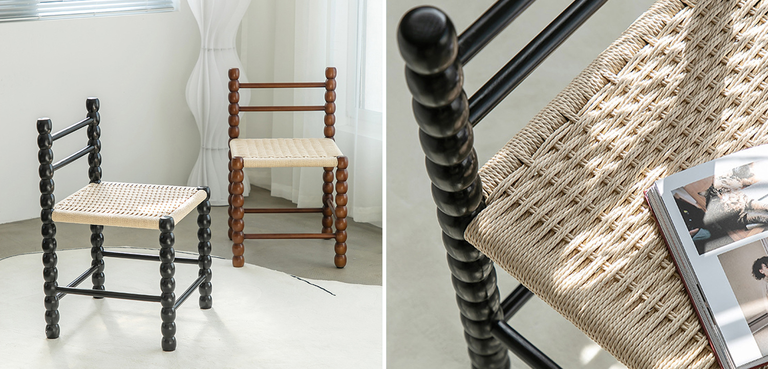 Стул French Corner Chair Black - фото