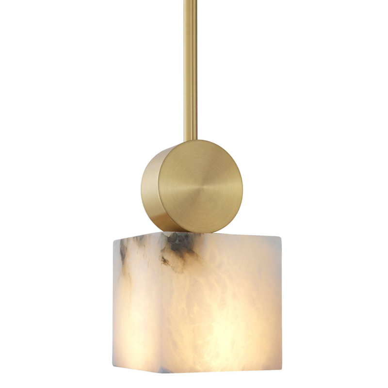 Подвесной светильник Eichholtz Chandelier Etruscan Square Латунь Белый Подвесной светильник Eichholtz Chandelier Etruscan Square Латунь Белый в Барнауле | Loft Concept