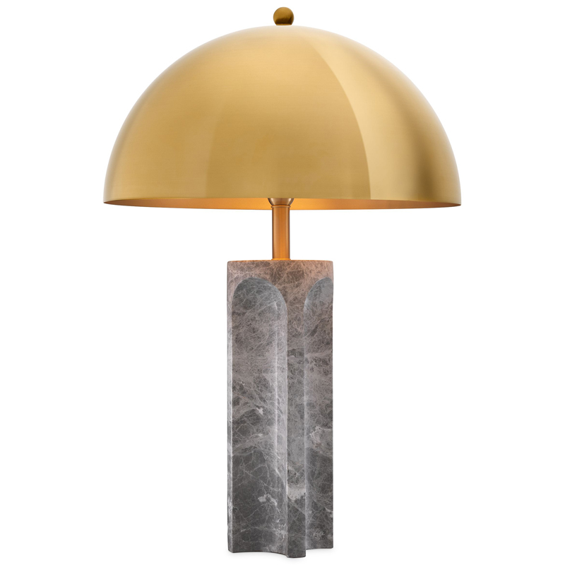 Настольная лампа Eichholtz Table Lamp Absolute Серый Латунь Античная полированная Настольная лампа Eichholtz Table Lamp Absolute Серый Латунь Античная полированная в Барнауле | Loft Concept