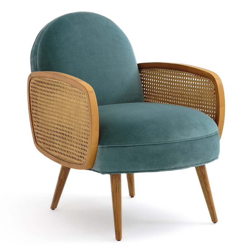 Кресло Morten Wicker Turquoise Armchair Бирюзовый Кресло Morten Wicker Turquoise Armchair Бирюзовый в Барнауле | Loft Concept