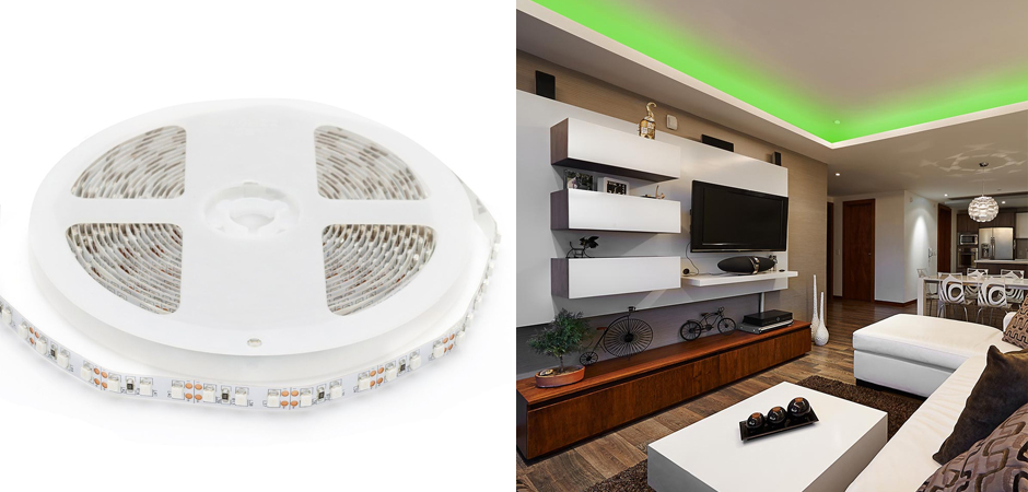 Светодиодная лента 9,6W/m 120LED/m 3528SMD зеленый 5M Светодиодная лента 9,6W/m 120LED/m 3528SMD зеленый 5M - Loft-Concept в Барнауле