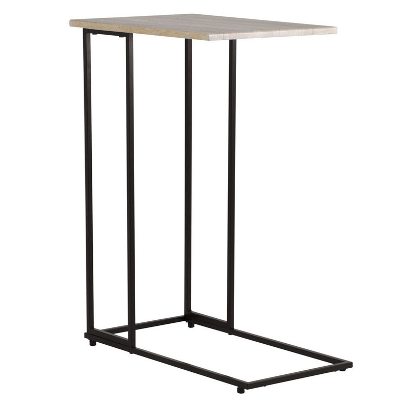 Приставной стол Industrial Oak Aubrey Side Table Черный Приставной стол Industrial Oak Aubrey Side Table Черный в Барнауле | Loft Concept