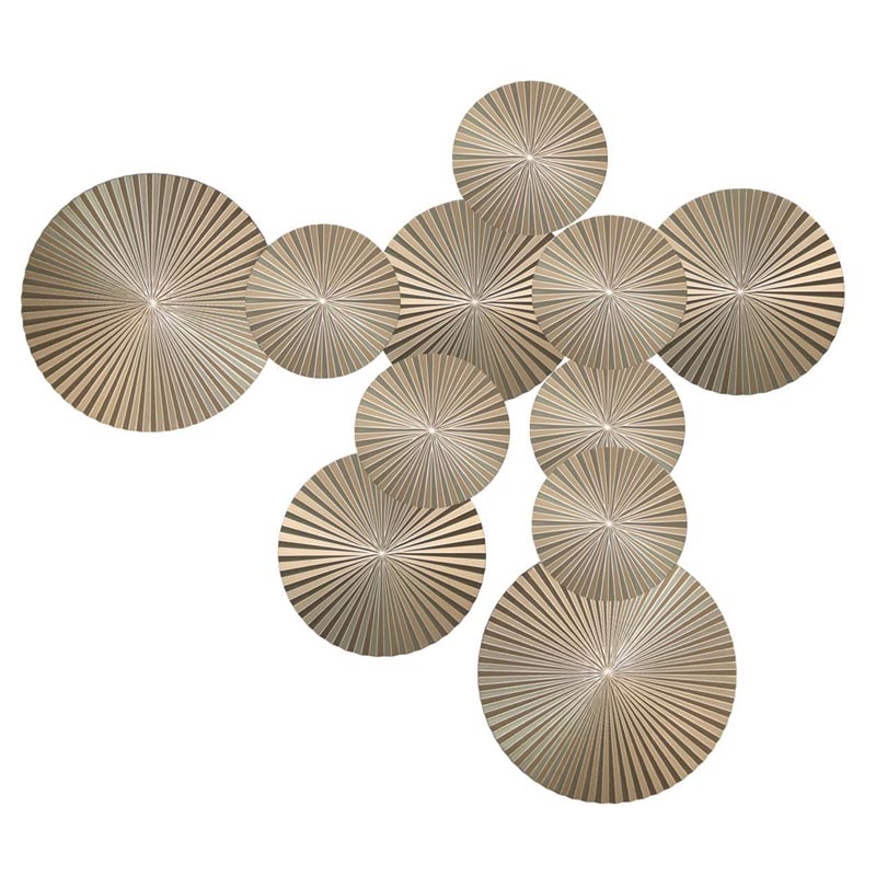 Арт-объект Apollo Champagne Wall Plaque Disc 11 Золотой Шампань Арт-объект Apollo Champagne Wall Plaque Disc 11 Золотой Шампань в Барнауле | Loft Concept