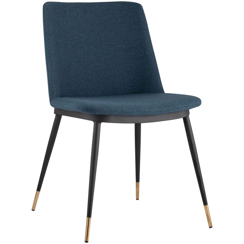 Стул Melissa Chair Синяя Рогожка Синий Черный Стул Melissa Chair Синяя Рогожка Синий Черный в Барнауле | Loft Concept